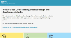 Desktop Screenshot of hellodative.com